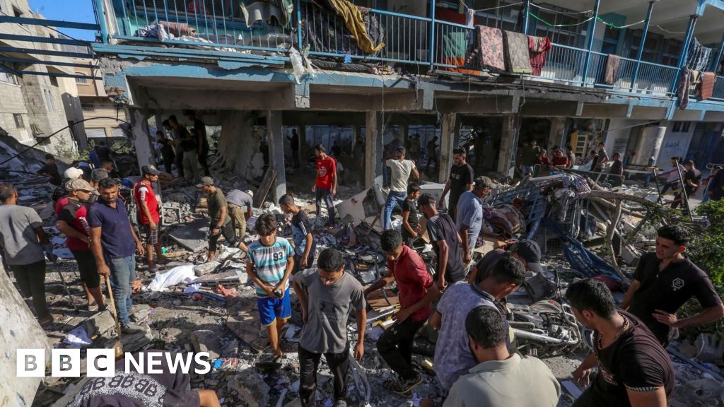 Israeli strike on Gaza school kills at least 14