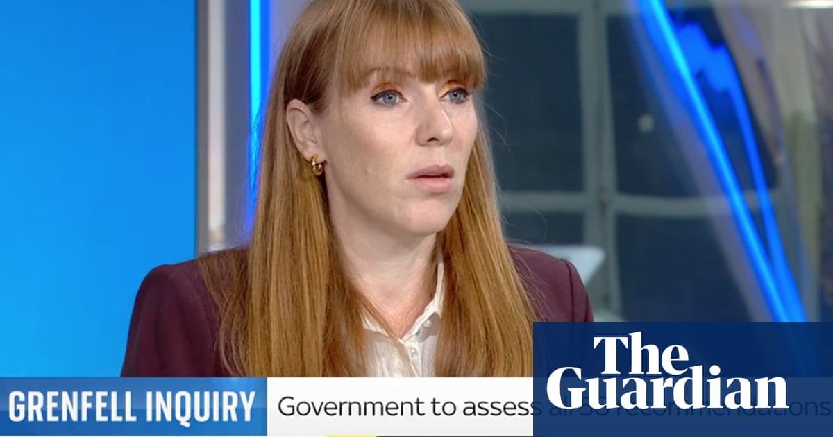 Angela Rayner backs prosecutions for those responsible for Grenfell Tower fire | Grenfell Tower fire