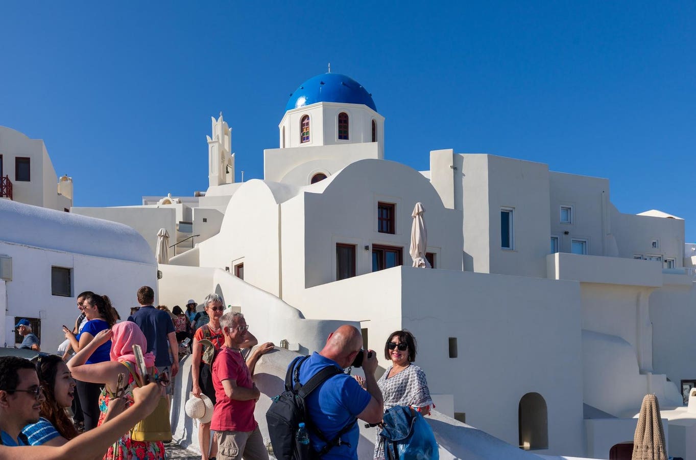 Beautiful Greek Santorini Island, Another European Paradise Lost To Overtourism, In Photos