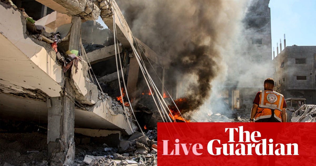 Israel-Gaza war live: US charges Hamas leaders over 7 October and pushes for ‘final’ truce | Israel-Gaza war