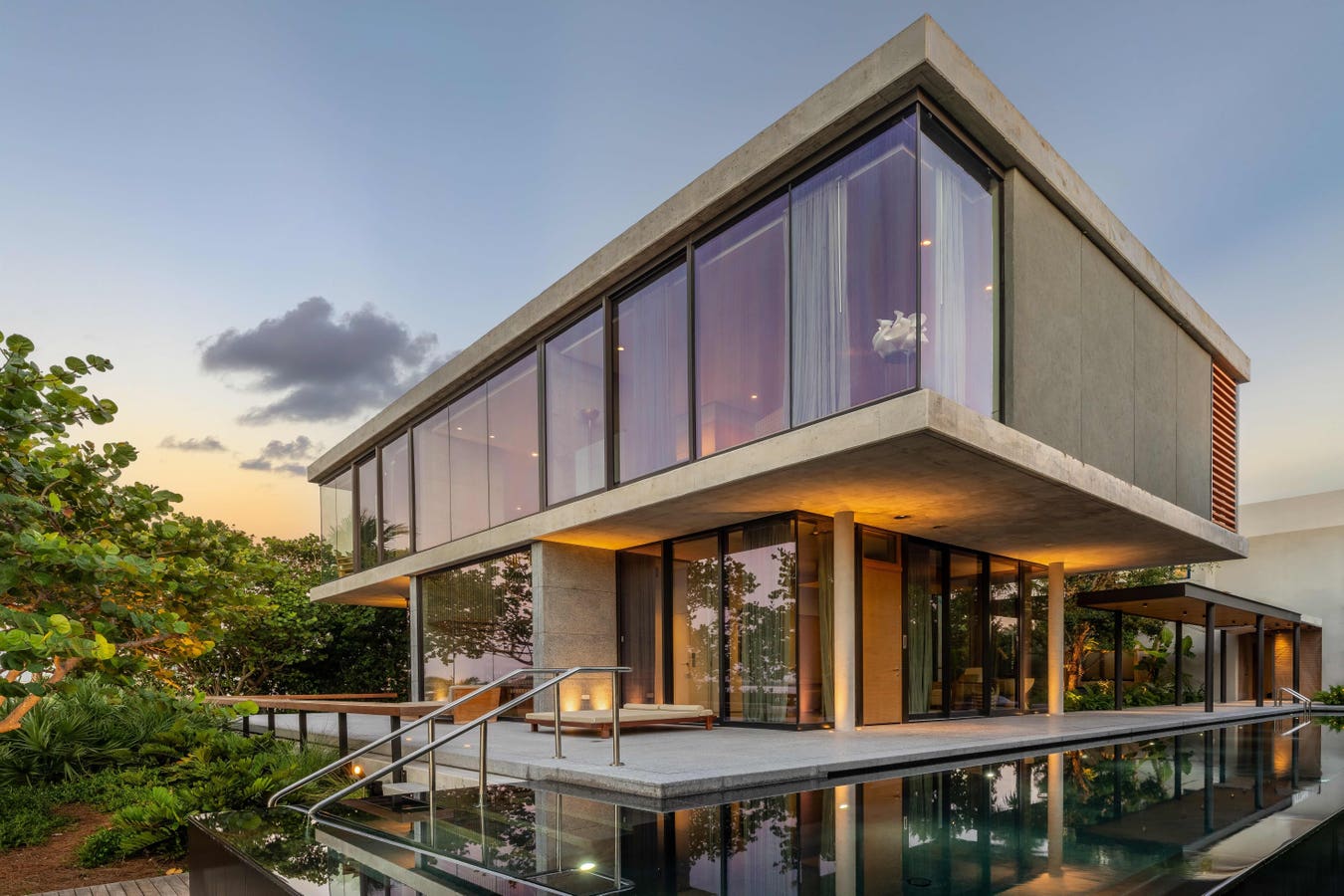 This Striking $25 Million Miami Home Fuses Modern Luxury And Nature