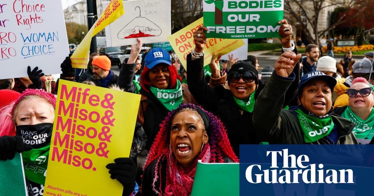 Democrats unite to center reproductive rights as Republicans flail on abortion | US elections 2024