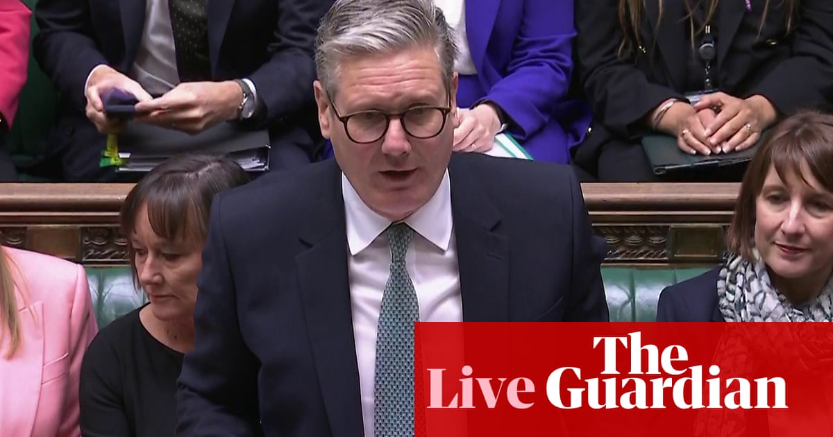 Sunak ‘should apologise for £22bn black hole’, says Starmer, as they spar over winter fuel payment at PMQs – UK politics live | Politics