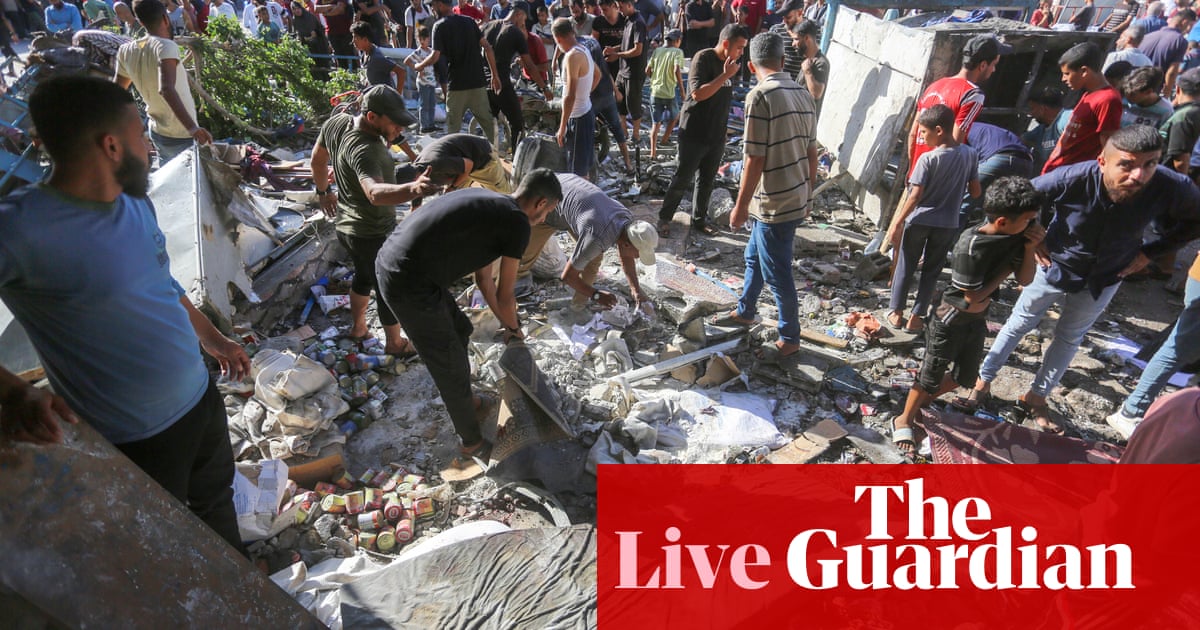 Israel-Gaza war live: UN chief condemns ‘violations’ of humanitarian law after six Unrwa staff killed in Israeli airstrike | Israel-Gaza war