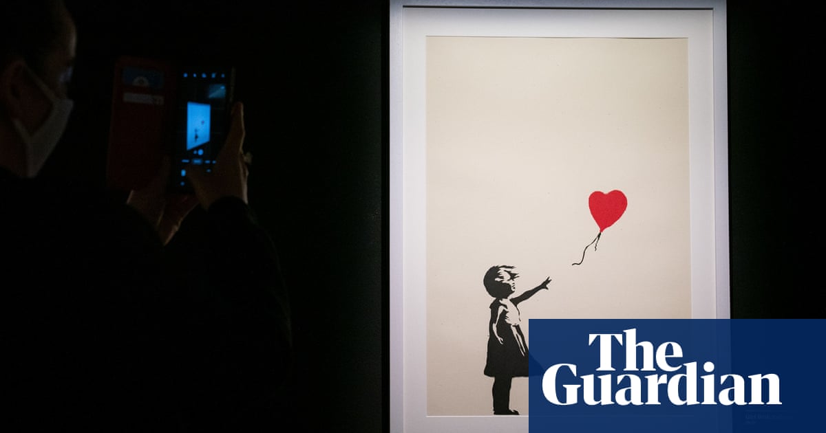 Two men charged after Banksy artwork stolen from London gallery | UK news