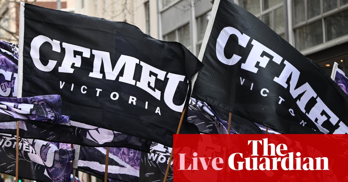 Australia politics live: construction workers to stage rallies over CFMEU takeover; Scotland agrees Commonwealth Games rescue deal | Australia news