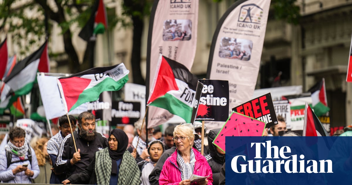 Huge crowds expected at pro-Palestine march ahead of Labour conference | Labour conference 2024