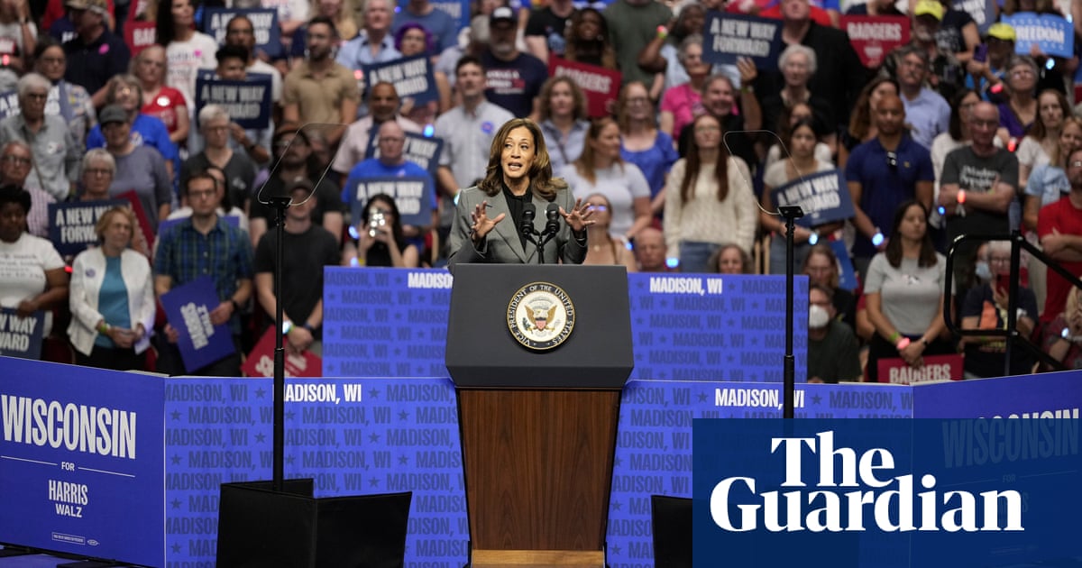 Kamala Harris attacks Trump over ‘immoral’ abortion bans at Wisconsin rally | US elections 2024