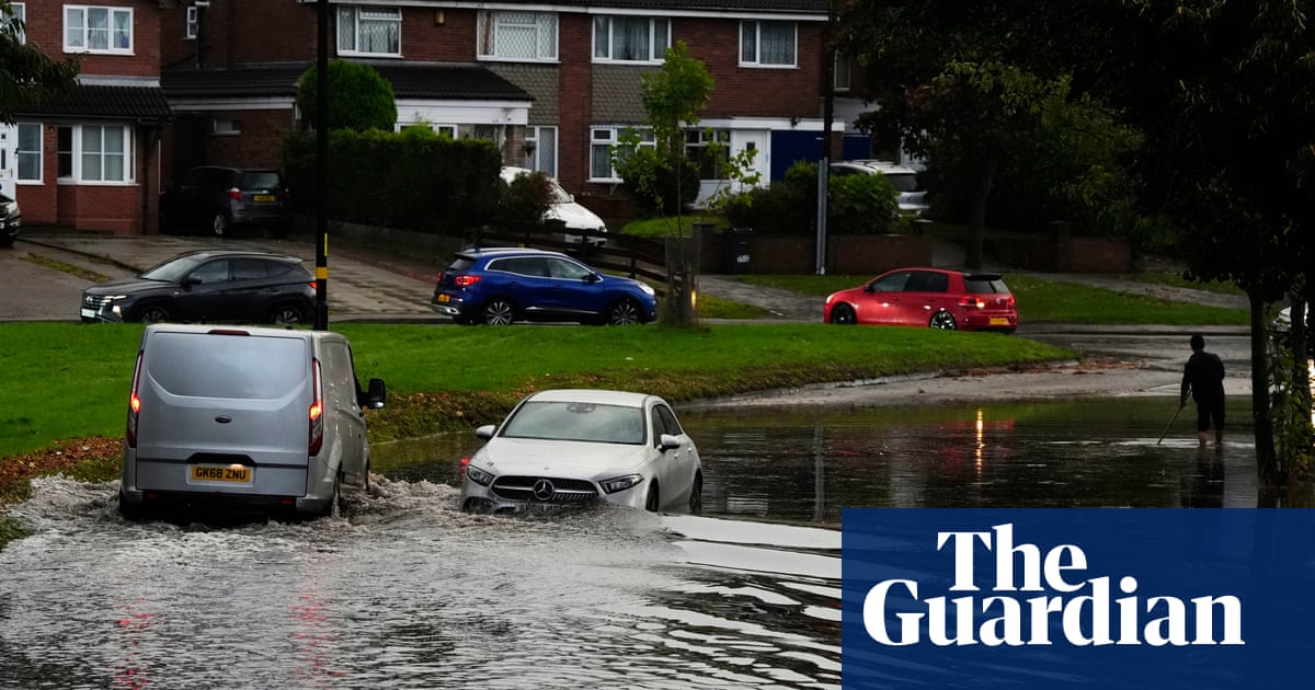 Month’s rain may fall in a day in parts of England as weather warnings issued | UK weather