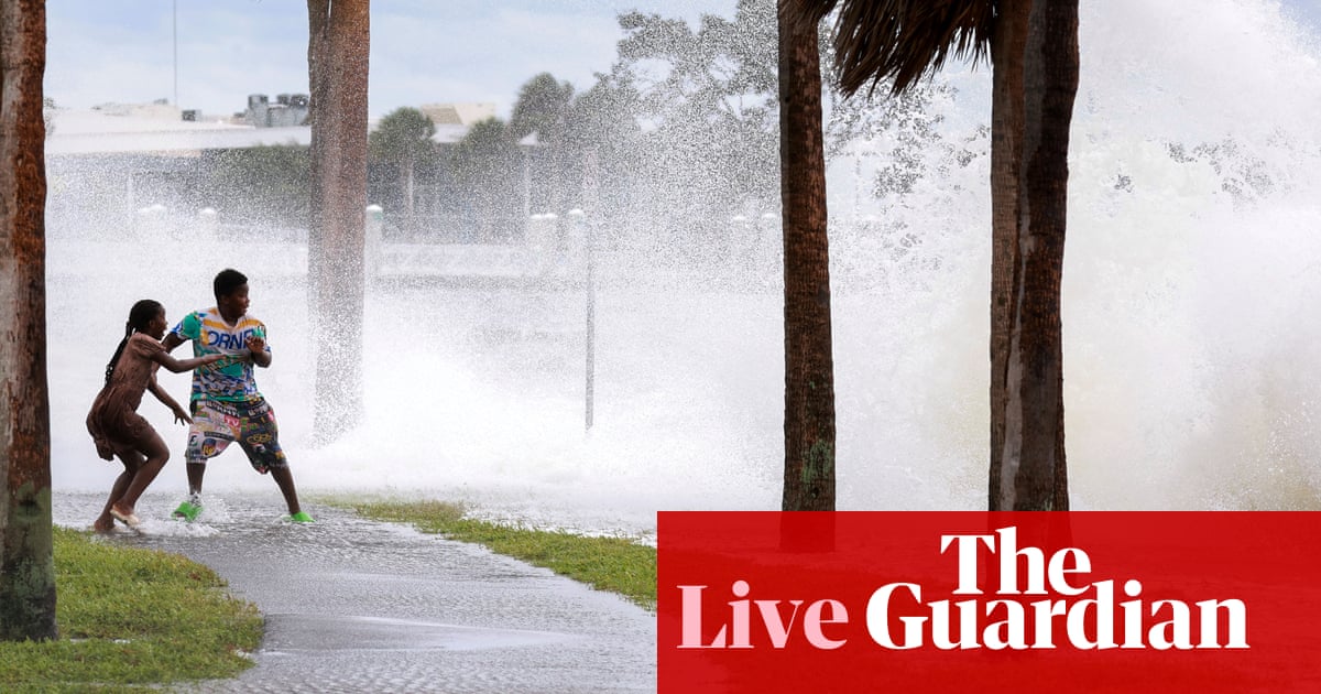 Hurricane Helene: at least three dead as storm hits Florida and Georgia – live updates | US news