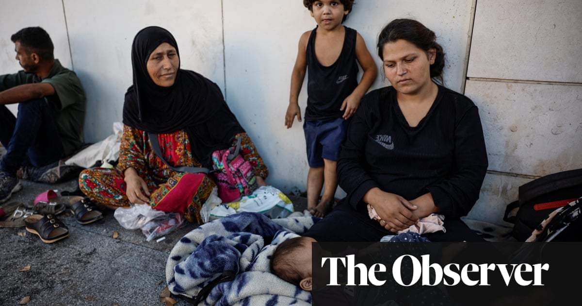 ‘World of horrors’: families huddle on Beirut’s streets amid the bombs | Lebanon