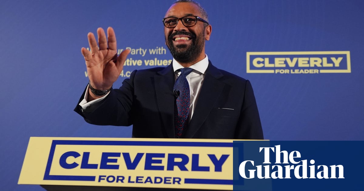 More Mr Nice Guy: can affable but gaffe-prone James Cleverly lead the Tories? | James Cleverly