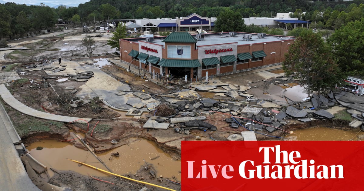 Biden to address Hurricane Helene damage as Trump tries to turn it into campaign issue – US politics live | US elections 2024