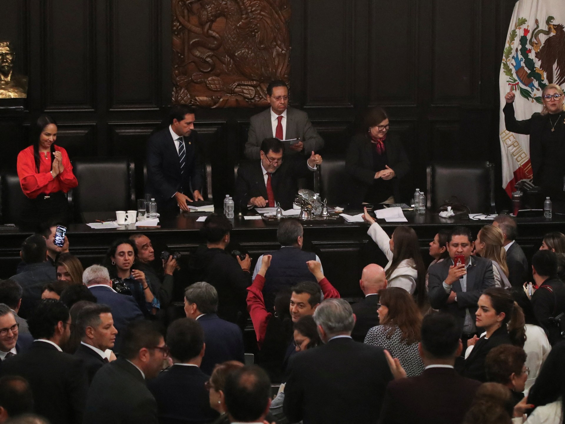 Mexico’s Senate passes judicial reform after protesters break into chamber | Government News