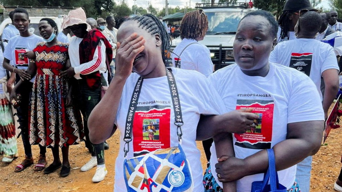 Murdered Uganda Olympian Rebecca Cheptegei’s funeral march begins in Kenya | Olympics News