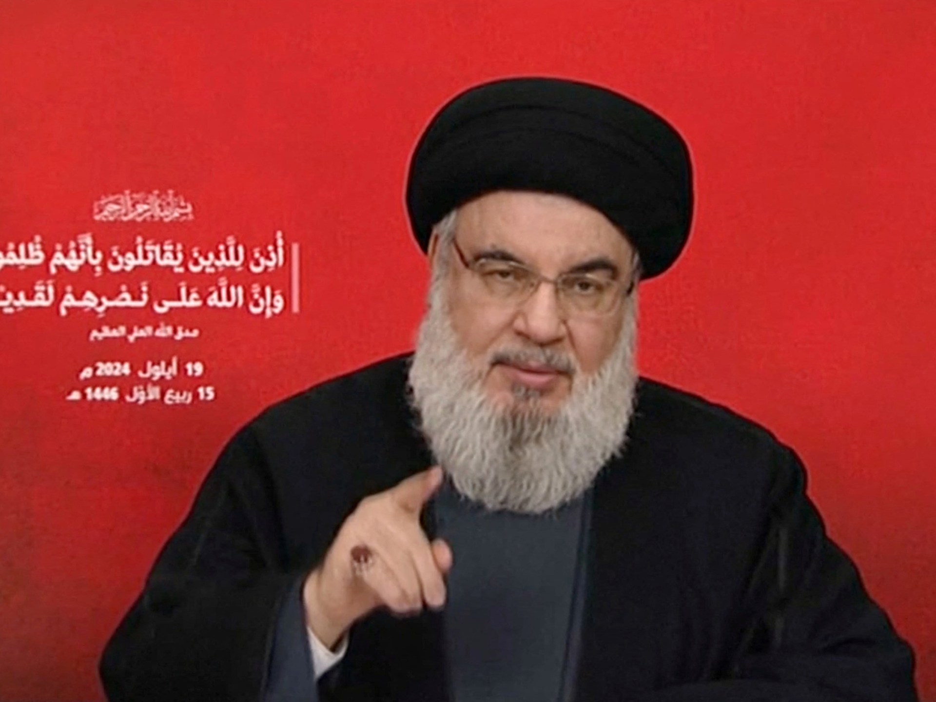 Hezbollah’s Nasrallah says Israel’s Lebanon attacks crossed ‘all red lines’ | Israel-Palestine conflict News