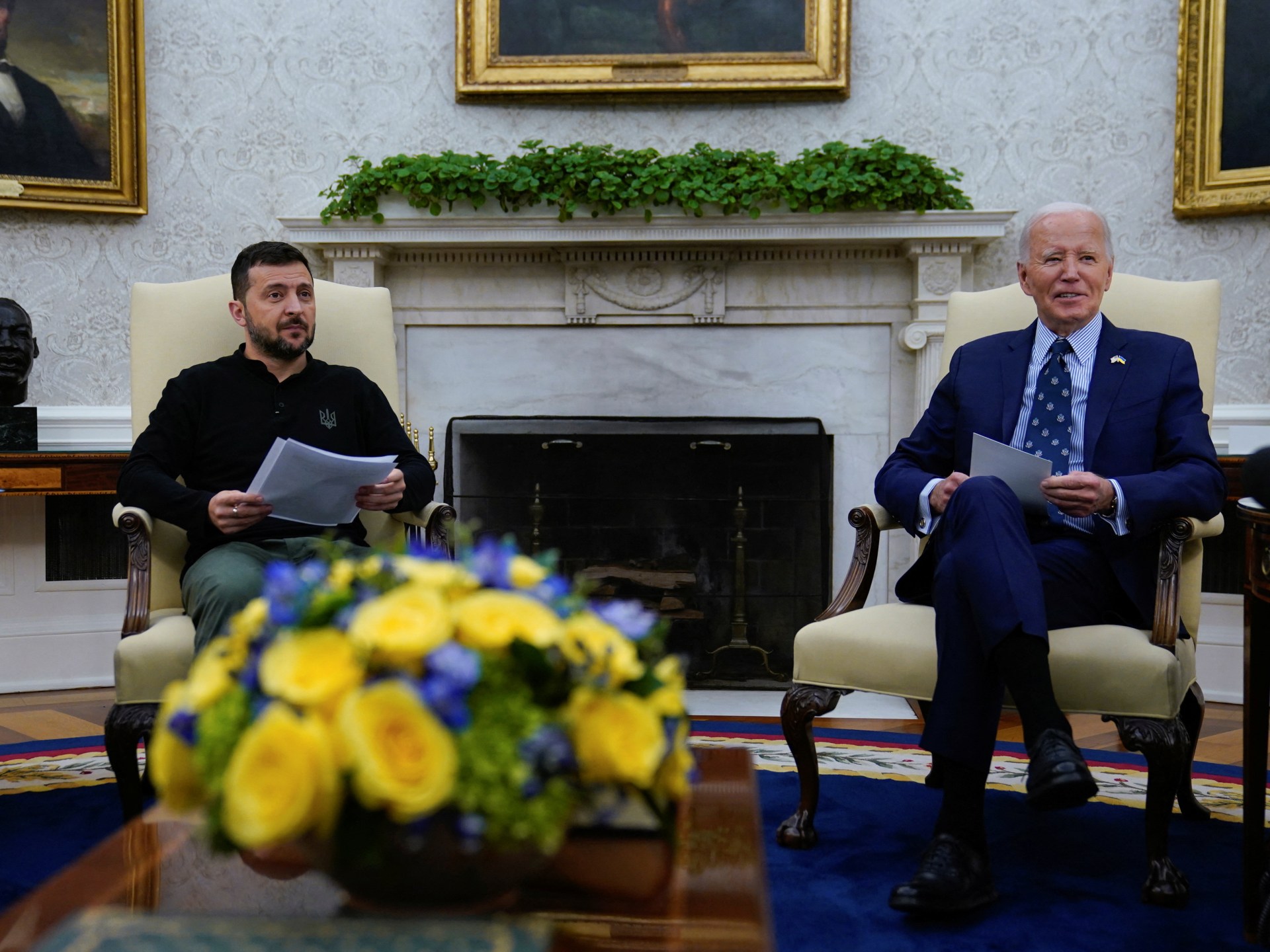 Zelenskyy visits White House as partisan divide grows ahead of US vote | Russia-Ukraine war News