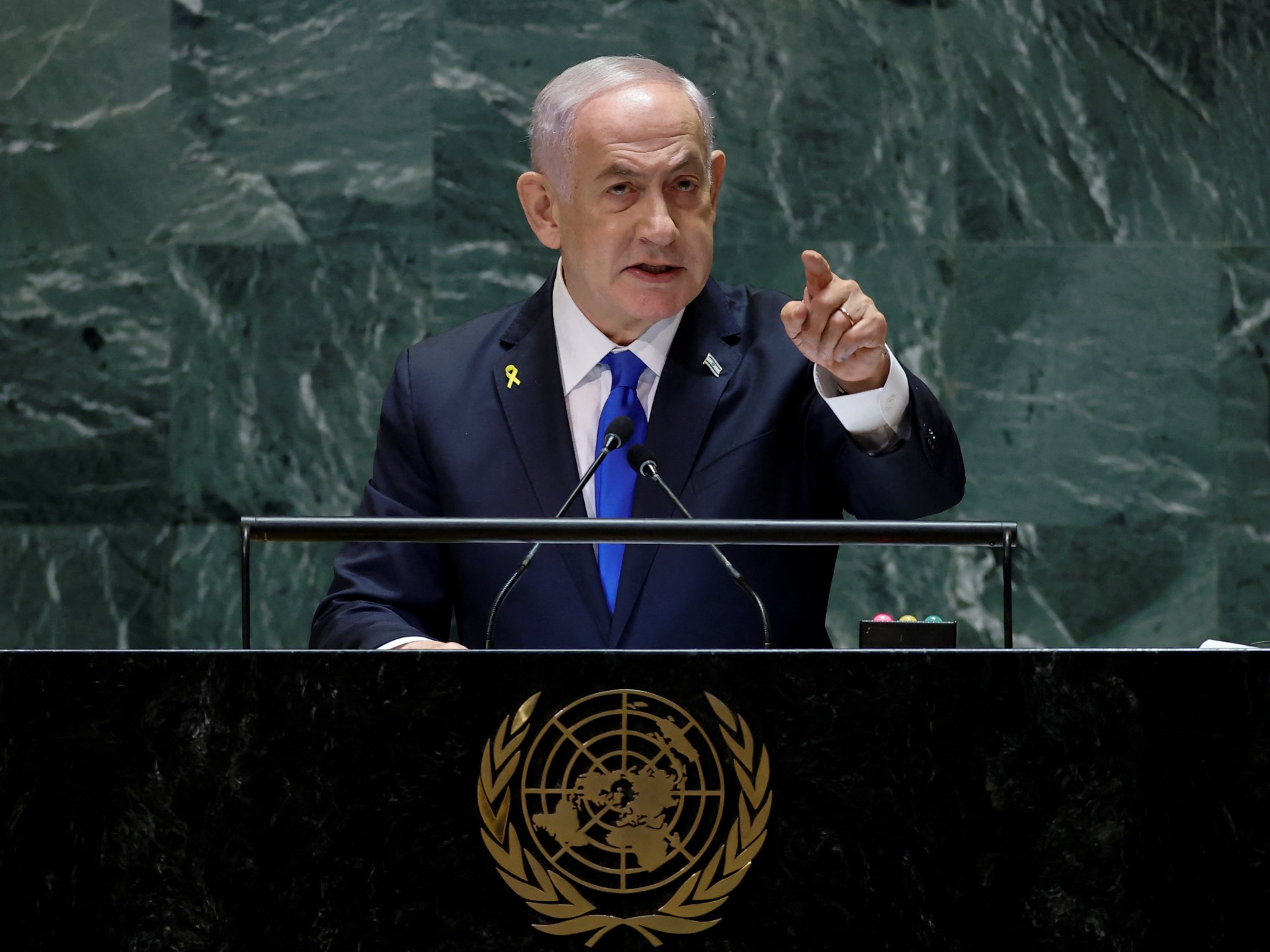 Netanyahu tells UN Israel will continue attacks on Gaza, Lebanon | Israel-Palestine conflict News