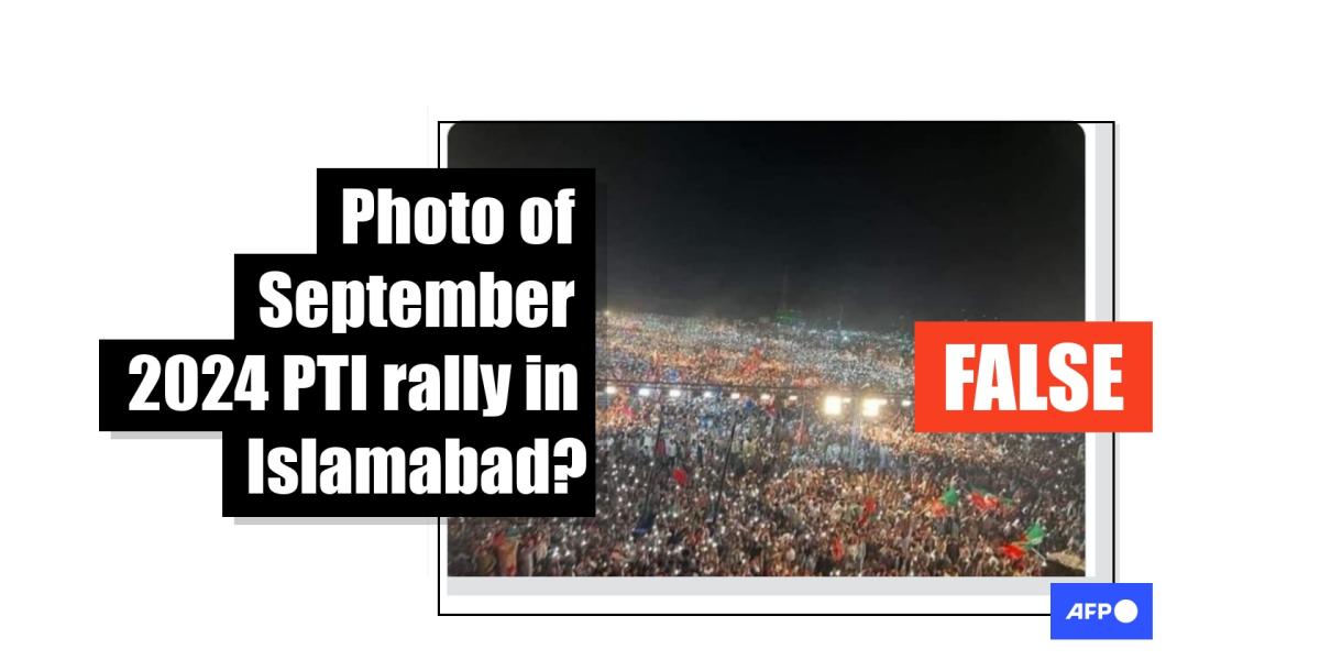 Old rally photo resurfaces as ex-Pakistani PM supporters stage demonstration in 2024