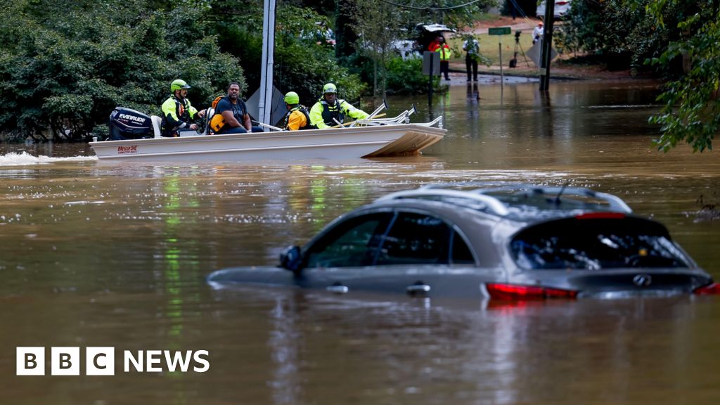 More US states battle floods as Helene disaster kills at least 63