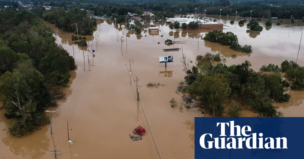 Hurricane Helene’s ‘historic flooding’ made worse by global heating, Fema says | Hurricane Helene