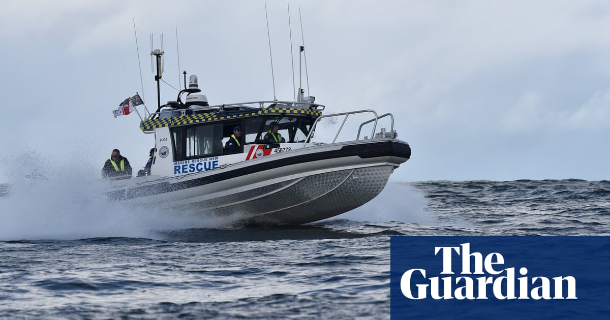 Two rescued from yacht that hit trouble off NSW coast in five-metre seas | Australia news