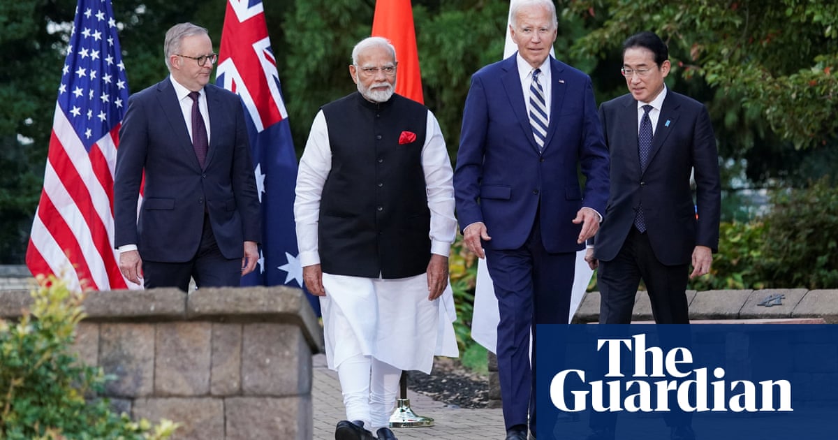 China ‘testing us’ across the region, Biden tells leaders at Quad summit | US foreign policy