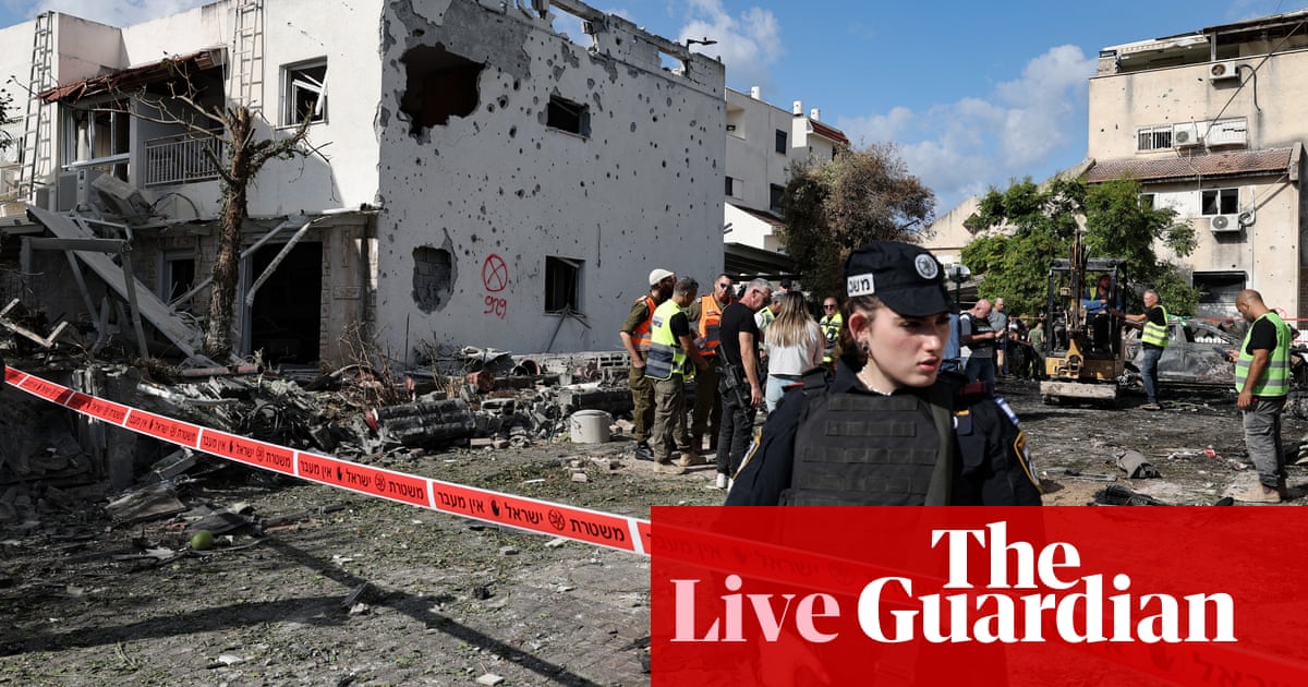 Middle East on brink of ‘imminent catastrophe’, UN warns; Hezbollah hits Israel with overnight rocket attack, IDF says – live | World news