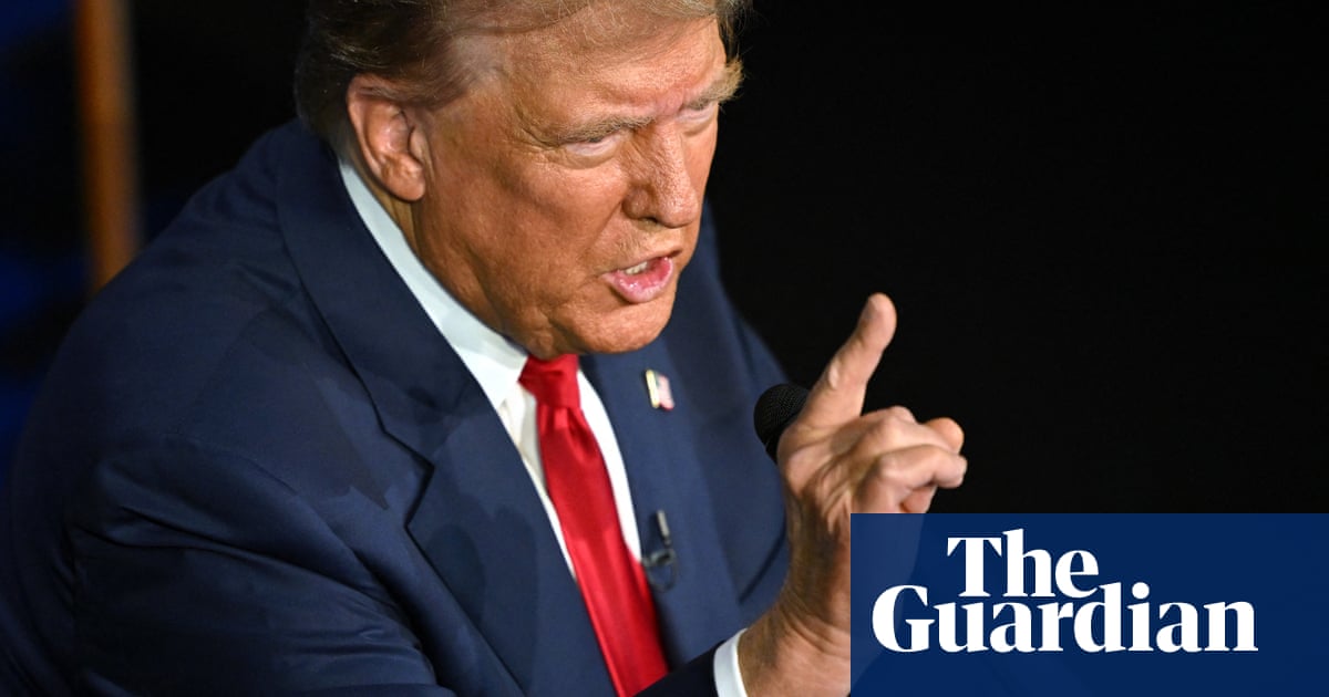 ‘They’re eating the cats’: Trump rambles falsely about immigrants in debate | US elections 2024