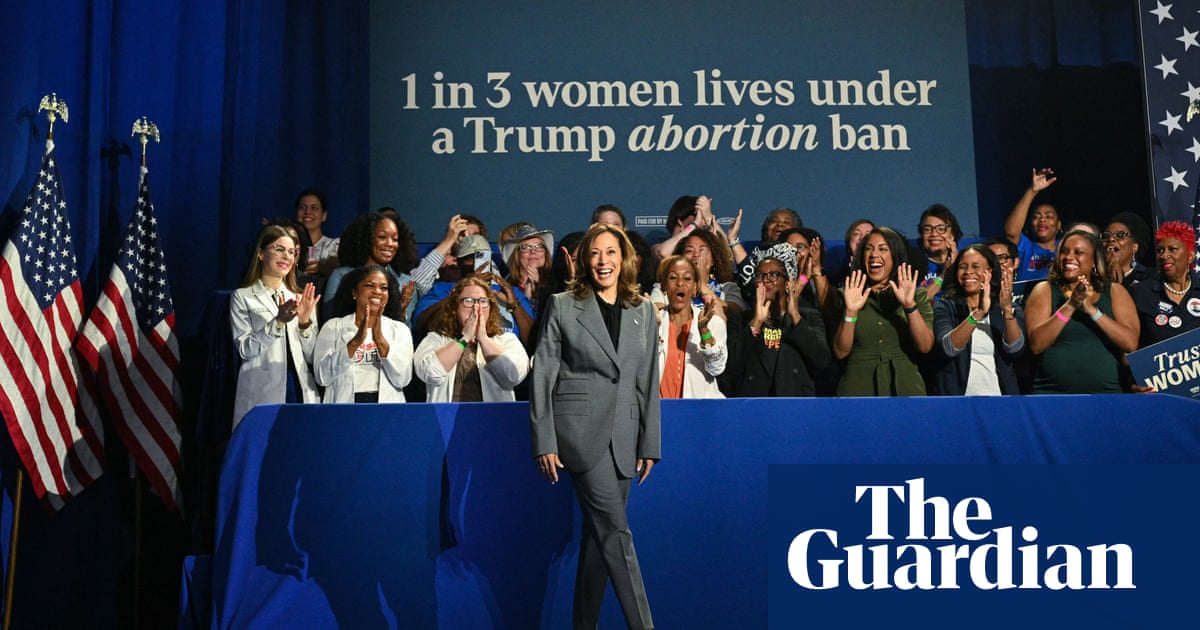 Harris condemns Trump in Georgia after news of abortion-related deaths | US elections 2024