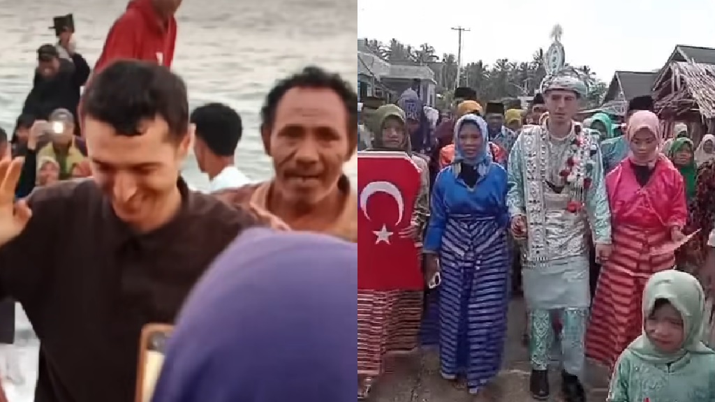 Turkish man flies to Indonesia to meet and marry long-distance girlfriend of 2 years