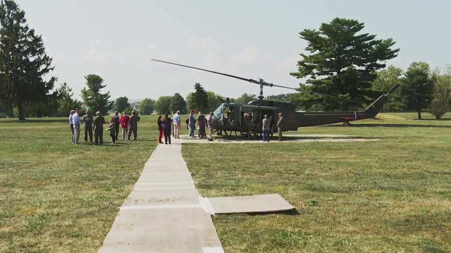 Iconic helicopter used in Vietnam War stops by Lebanon VA