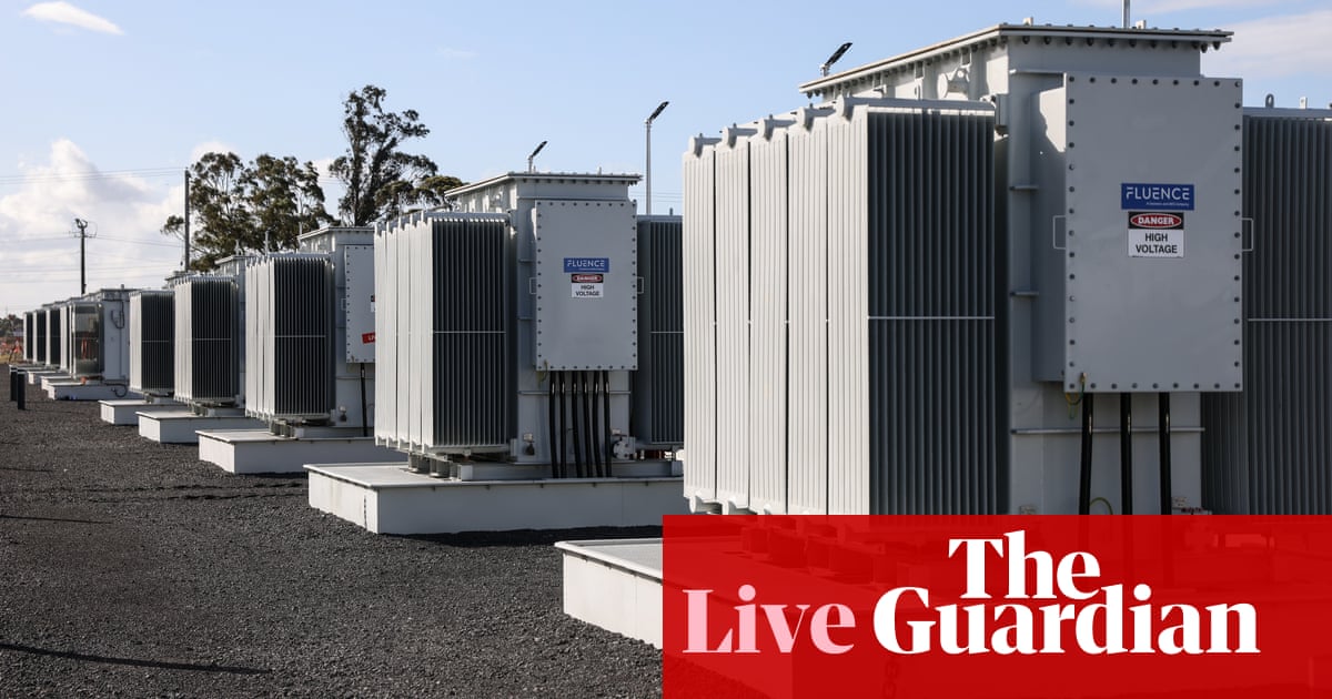 Australia news live: six big batteries announced for grid; Iran summons Australian ambassador over Wear It Purple Day social media posts | Australian politics