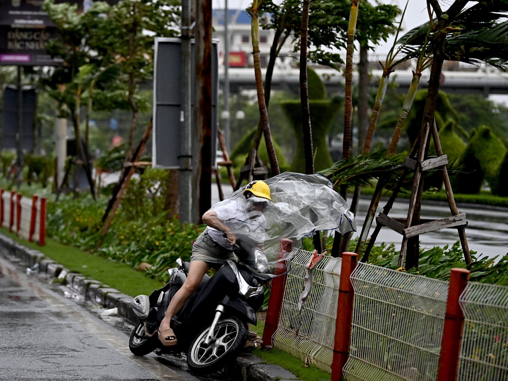 Evacuations ordered and airports closed as Super Typhoon Yagi hits Vietnam | Weather News