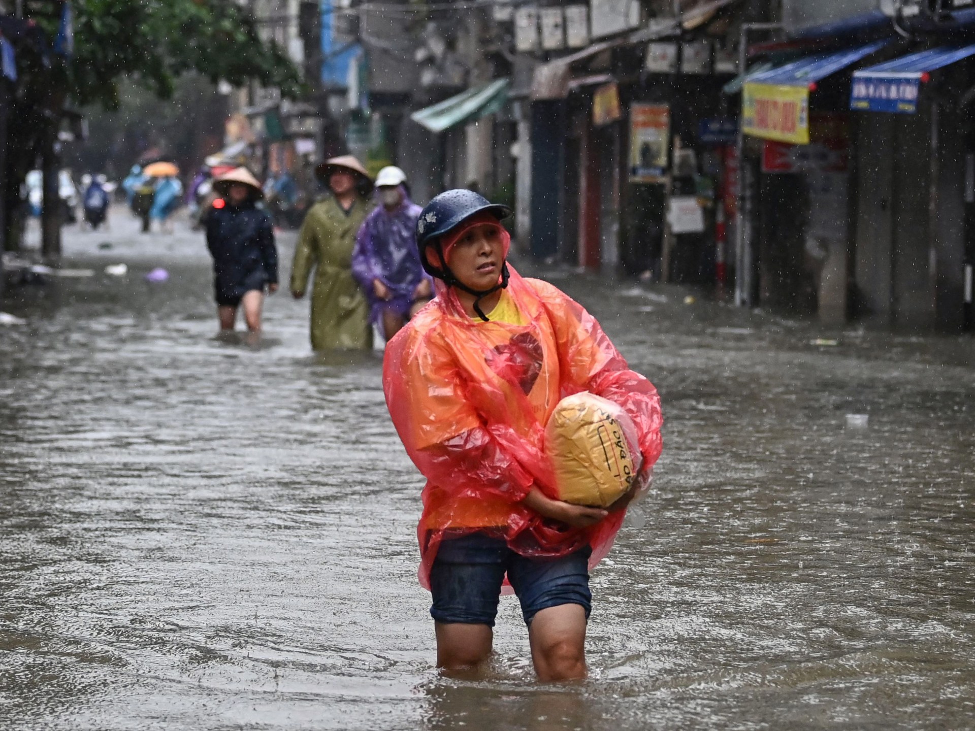 Thousands evacuated from Hanoi as Typhoon Yagi death toll climbs to 179 | Weather News