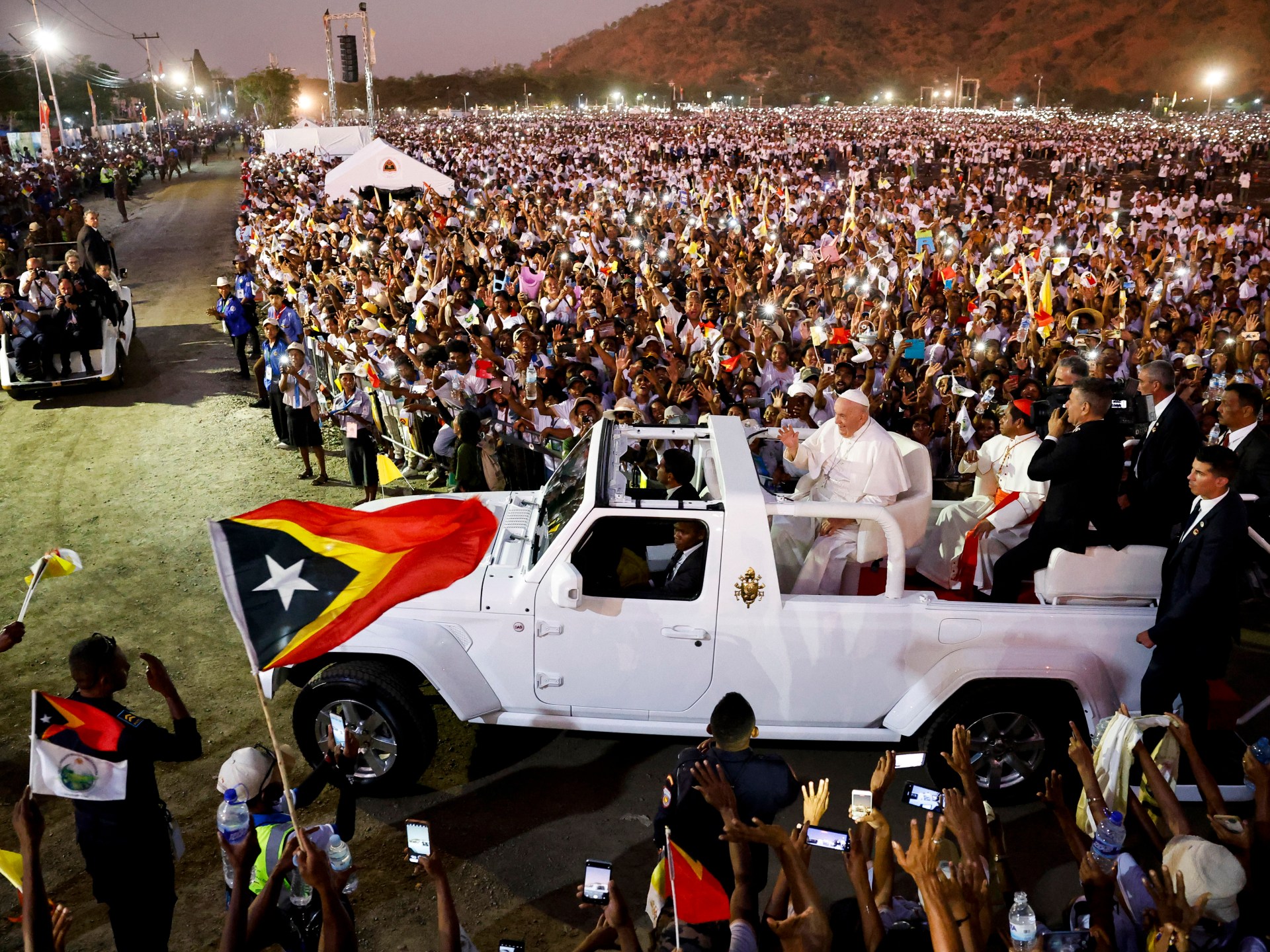 East Timor turns out in force for mass with Pope Francis | Religion News