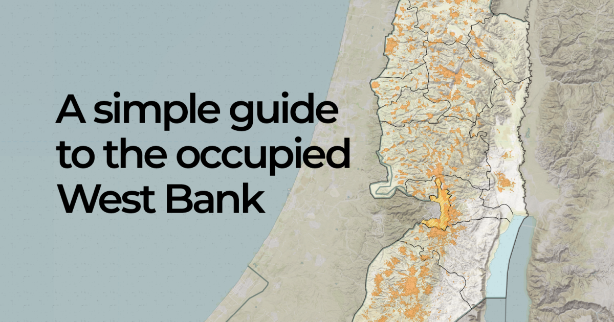 Ten maps to understand the occupied West Bank | Israel-Palestine conflict News