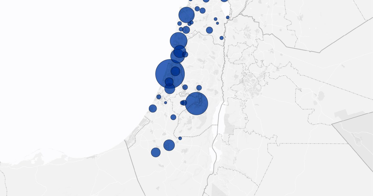 Mapping Israeli protests since October 7 | Interactive News