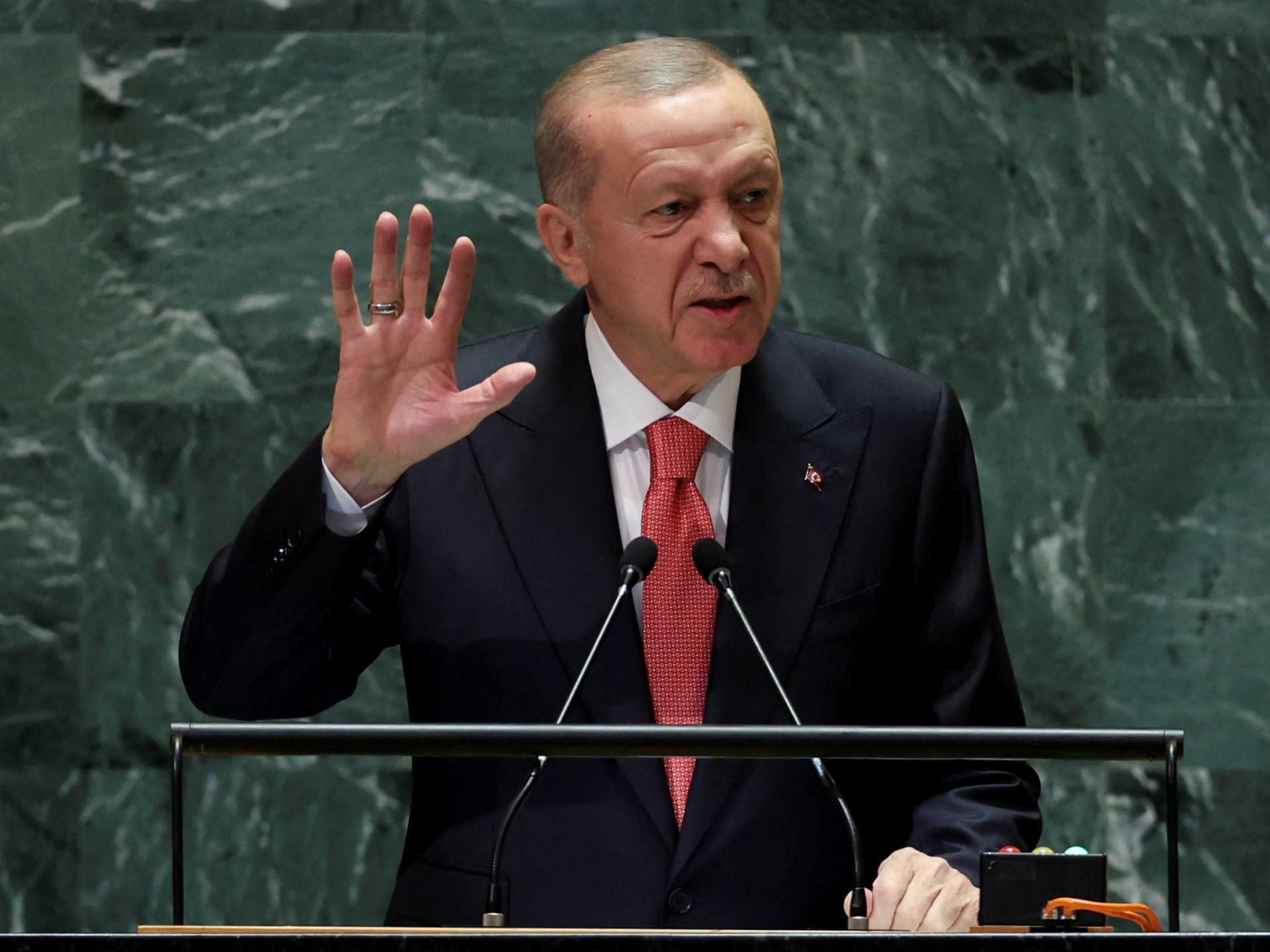 Turkey’s President Erdogan says UN and Western values are ‘dying’ in Gaza | Israel-Palestine conflict News