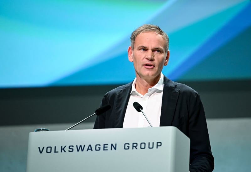 Oliver Blume, CEO of Porsche AG and Volkswagen AG, speaks at the General Meeting of Volkswagen AG - Annual General Meeting 2023. Britta Pedersen/dpa