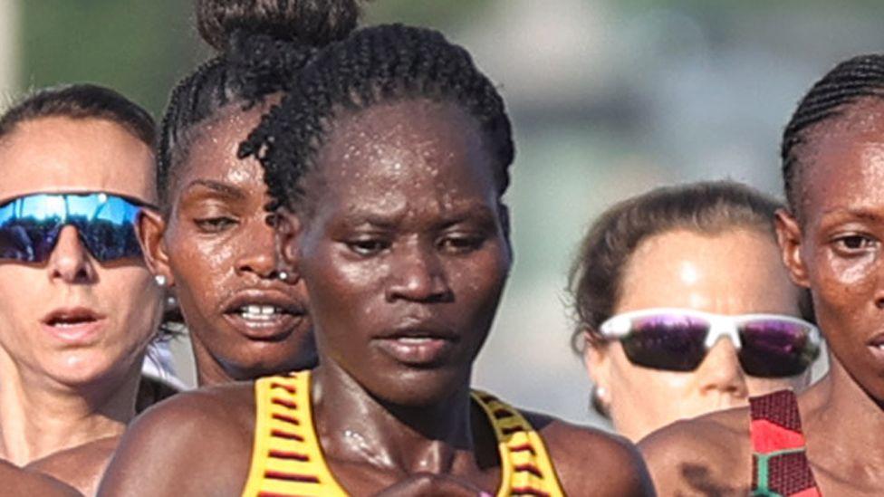 Rebecca Cheptegei running