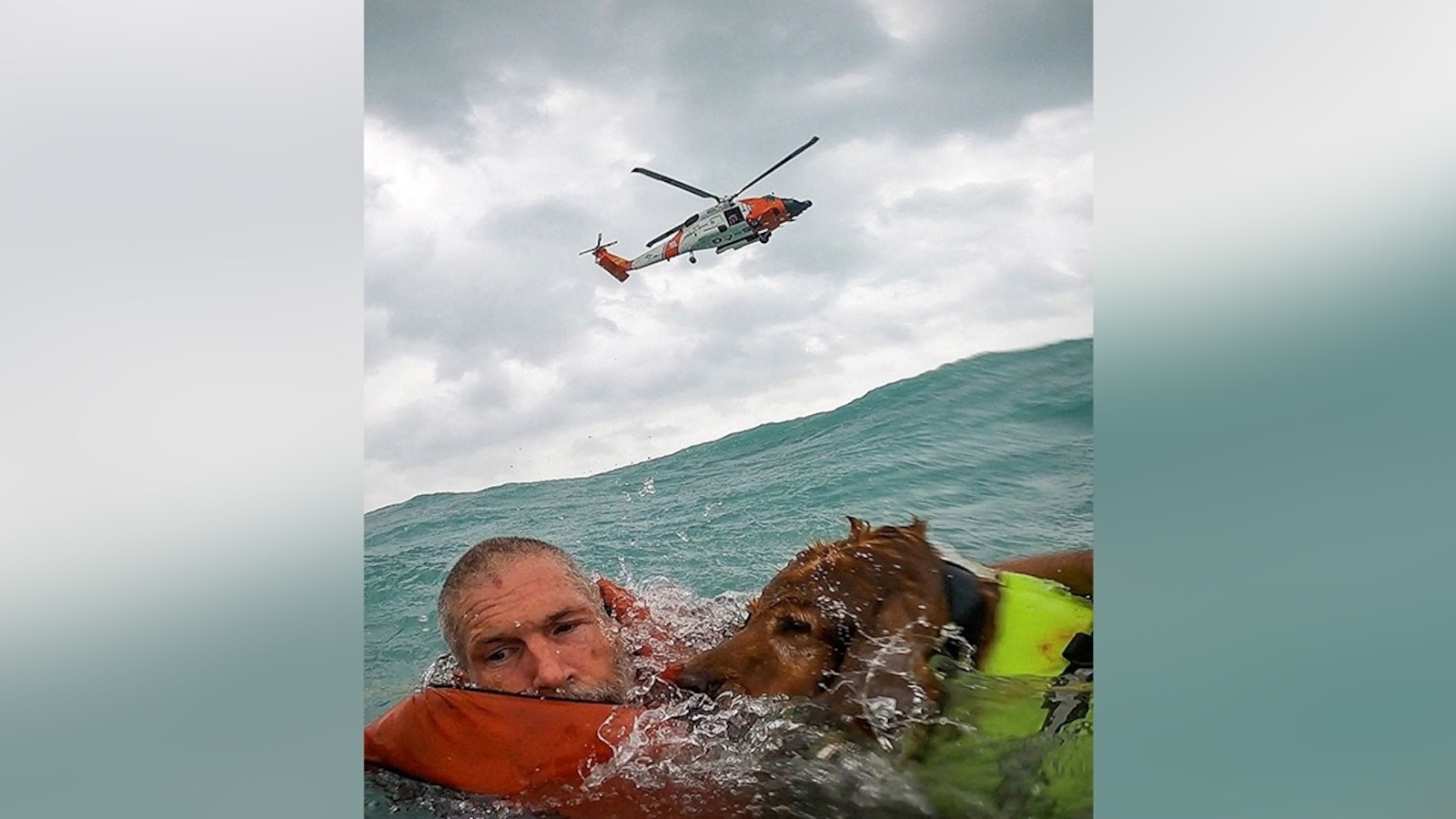 Man and his dog rescued from disabled boat 25 miles out to sea as Hurricane Helene fast approached