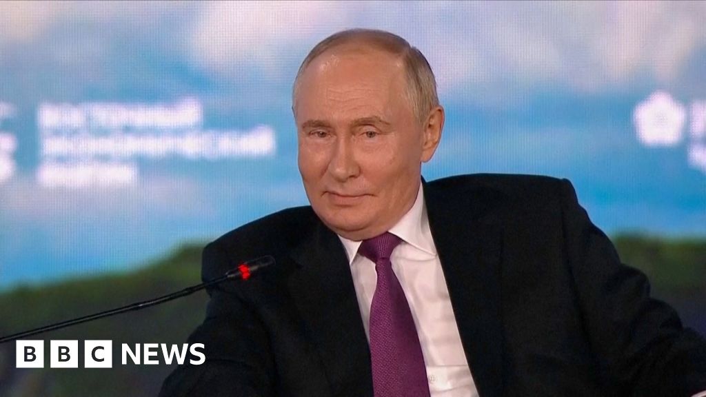 Putin discusses his 'favourite' US president