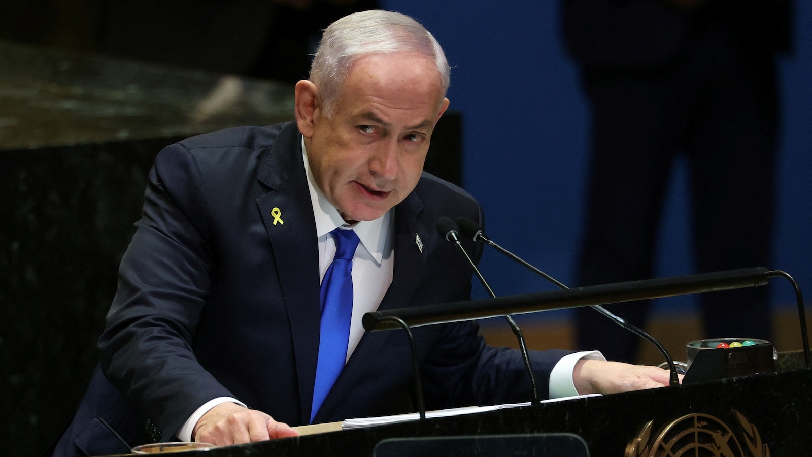 Netanyahu says Israel must defeat Hezbollah in UN speech amid calls for cease-fire