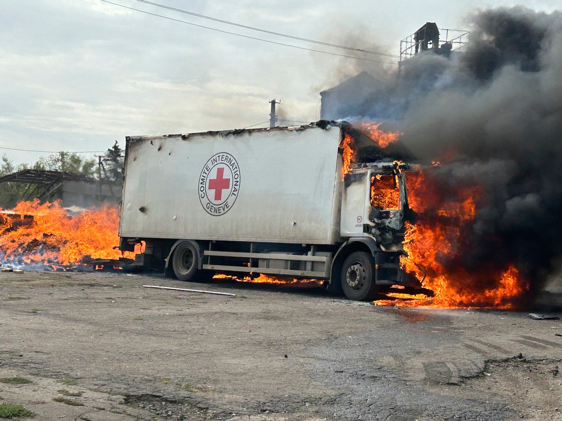 Three Red Cross workers killed in eastern Ukraine shelling | Russia-Ukraine war News