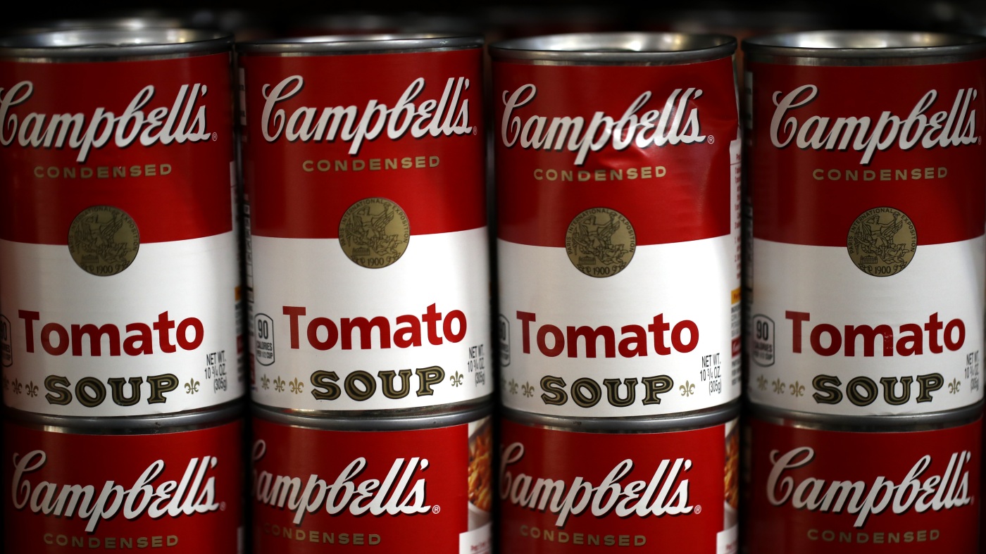 Campbell's drops 'soup' from its company name : NPR