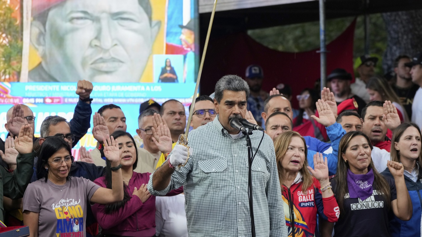 U.S. seizes Venezuelan President Maduro's plane : NPR