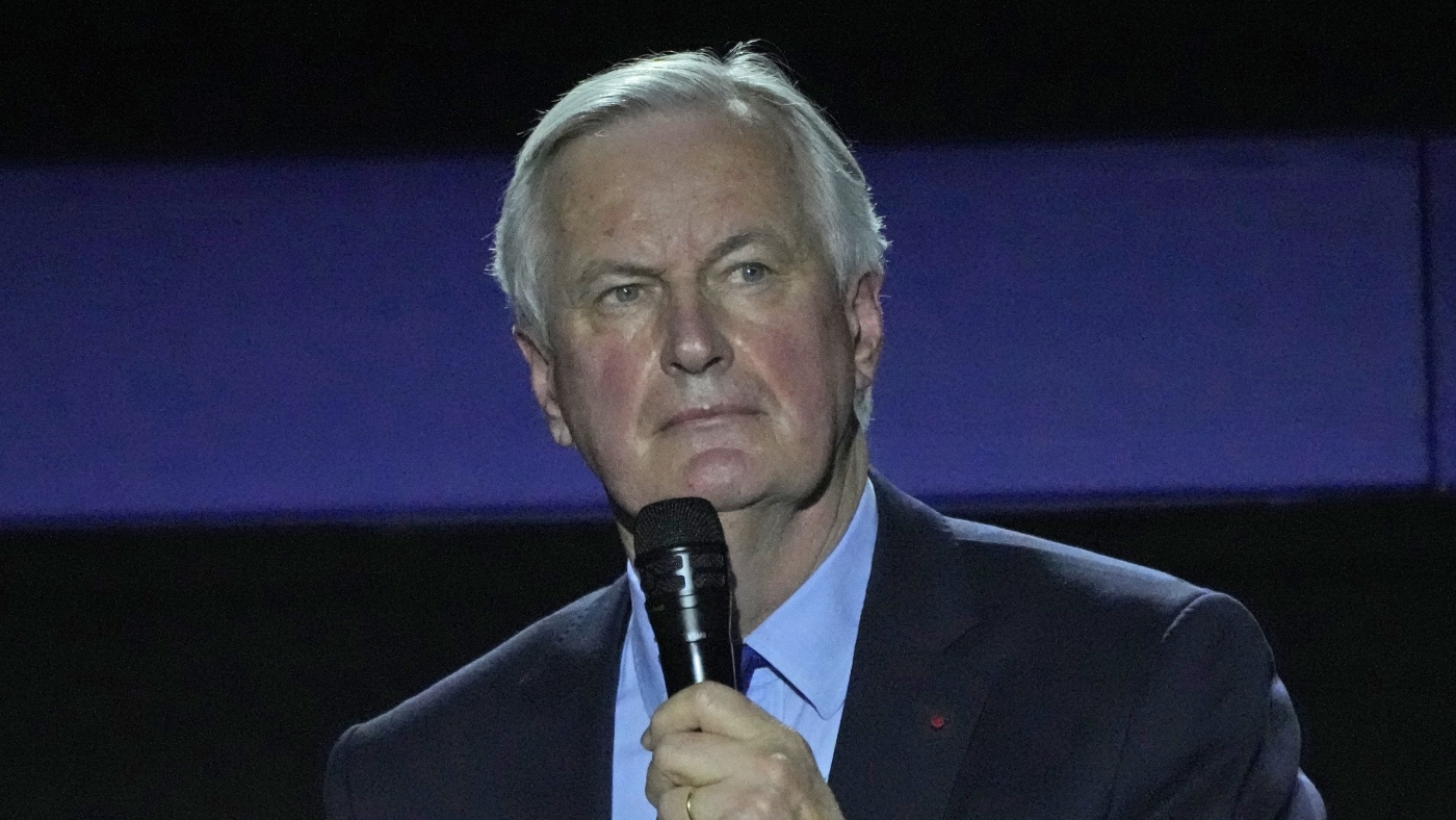 Emmanuel Macron names Michel Barnier as France's next prime minister : NPR