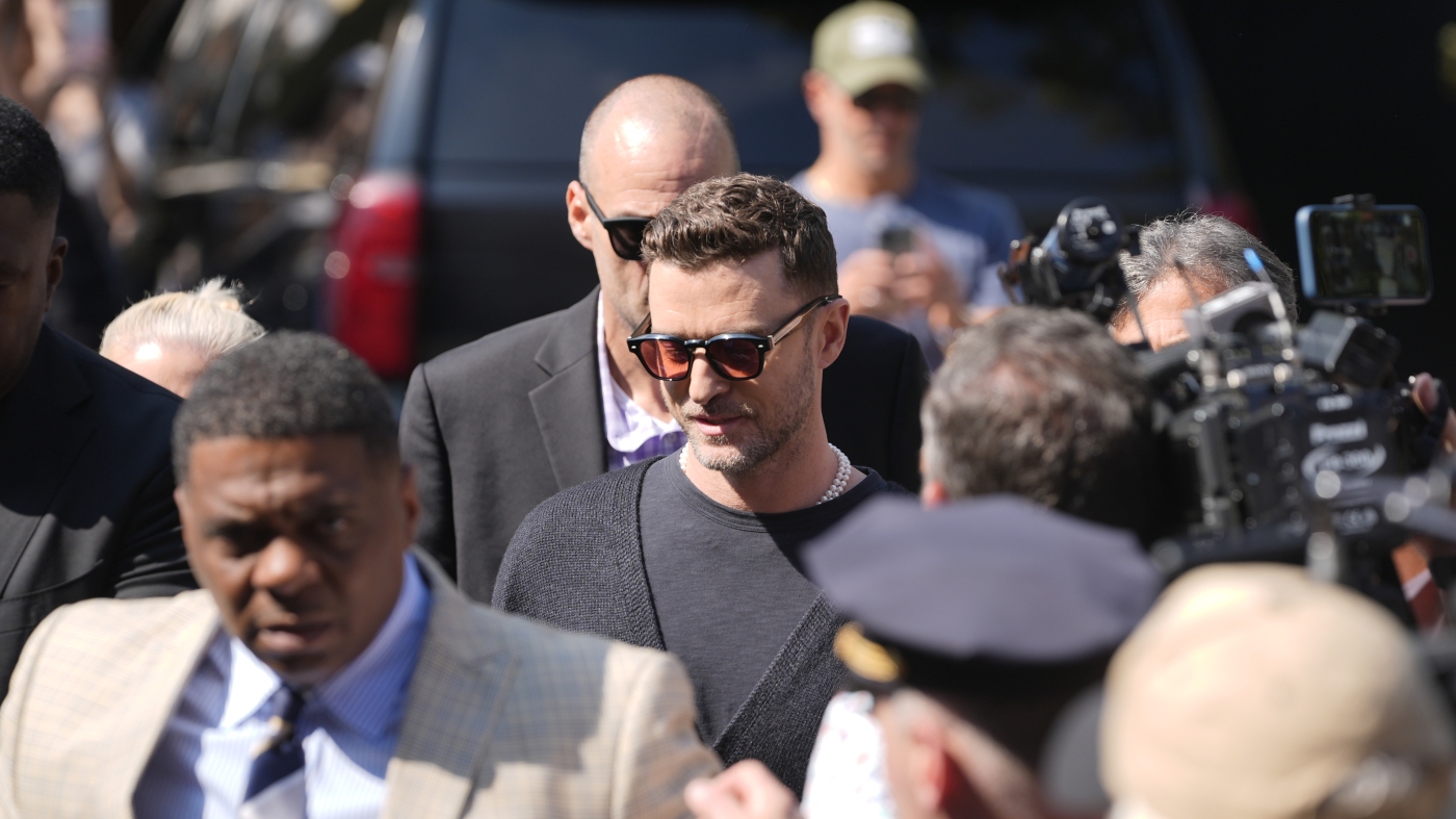 Justin Timberlake pleads guilty to impaired driving in New York : NPR