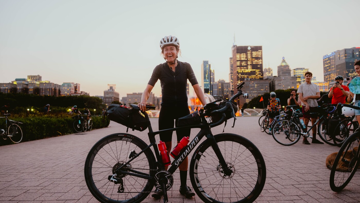 Lael Wilcox claims the women's record for fastest bike ride around the world : NPR